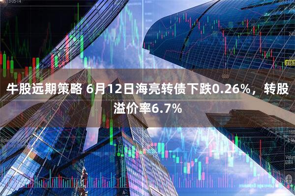 牛股远期策略 6月12日海亮转债下跌0.26%，转股溢价率6.7%