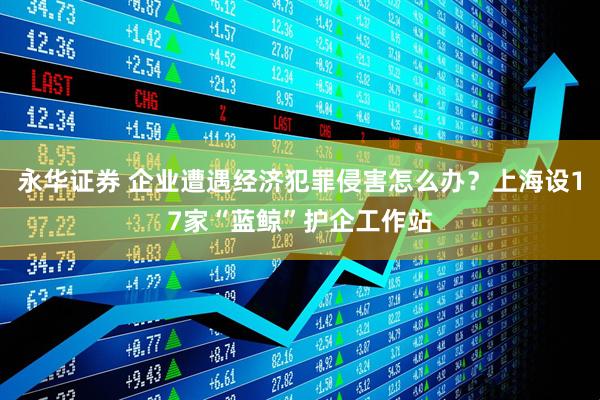 永华证券 企业遭遇经济犯罪侵害怎么办？上海设17家“蓝鲸”护企工作站