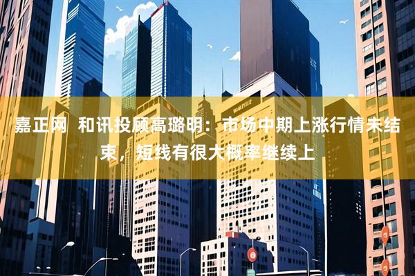 嘉正网  和讯投顾高璐明：市场中期上涨行情未结束，短线有很大概率继续上